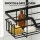 Artiss 2X 3 Tier Over the Door Shower Caddy Hanging Bathroom Storage Organiser Black Iron Waterproof