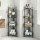Artiss 2x Floor Standing Corner Shower Caddy 4 Tier Rustproof Black Metal Bathroom Storage Rack 4Tier