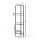 Artiss 2x Floor Standing Corner Shower Caddy 4 Tier Rustproof Black Metal Bathroom Storage Rack 4Tier