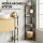 Artiss 2x Floor Standing Corner Shower Caddy 4 Tier Rustproof Black Metal Bathroom Storage Rack 4Tier