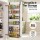 Artiss Over Door 6-Tier Pantry Storage Hanger Metal Organiser Black Heavy Duty Steel Space Saving Solution
