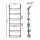 Artiss 2x Over Door Storage Pantry Organiser 6-Tier Metal Hanger Hook Black Set of 2 Packaged Ready to Fit