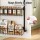 Artiss 2x Over Door Storage Pantry Organiser 6-Tier Metal Hanger Hook Black Set of 2 Packaged Ready to Fit