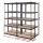 Giantz 5-Tier 4x1.8M Garage Shelving Rack - Heavy Duty 200kg/Tier, Adjustable, Boltless, Industrial Steel, Charcoal
