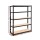 Giantz 1.8M Garage Shelving - Heavy-Duty Black Steel Rack, 5 Adjustable Shelves, 200kg Capacity/Tier, Easy Assembly