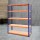 Giantz 1.8M Heavy-Duty Garage Shelving Rack, 200kg/Tier Capacity, Adjustable Steel, Boltless, Orange & Blue