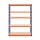 Giantz 1.8M Heavy-Duty Garage Shelving Rack, 200kg/Tier Capacity, Adjustable Steel, Boltless, Orange & Blue