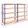 Giantz 2.4Mx1.8M Heavy-Duty Steel Garage Shelving Rack, 800kg Capacity, Adjustable Beams, Easy Assembly, Matt Black