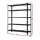 5 x 1.8M Giantz Heavy Duty Garage Shelving Rack, 5-Tier Adjustable Anti-Rust Steel, 150kg per Shelf, Black
