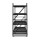Giantz 2Mx2M Black Steel Garage Shelving Rack - 800kg Capacity, Adjustable Beams, Easy Assembly, 1-Year Warranty