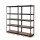 Giantz 2x1.5M Heavy-Duty Garage Shelving Rack - 150kg/Tier, Adjustable Steel Frame, MDF Boards, Matte Black