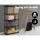 Giantz 2x1.5M Heavy-Duty Garage Shelving Rack - 150kg/Tier, Adjustable Steel Frame, MDF Boards, Matte Black