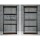 Giantz 1.5M Heavy-Duty Black Steel Garage Shelving Rack with Adjustable Beams, 750kg Capacity, Easy Assembly