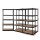 Giantz 5-Tier 750kg Capacity Garage Shelving Unit, Heavy-Duty Steel, Adjustable, Boltless Assembly, Matte Black