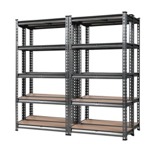 Giantz 4x1.5M Industrial Steel Garage Shelving Rack, 750kg Capacity, Adjustable Beams, Easy Assembly, Charcoal Finish