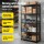 Giantz 5-Tier Garage Shelving Unit, 150kg/Level, 1.5x0.7m, Boltless MDF & Steel Rack for Workshop &