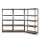 Giantz 3x1.8M 5-Shelf Steel Warehouse Shelving Rack, 1000kg Capacity, Adjustable, Boltless, Matte Charcoal Finish