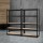 Giantz 2x1.8M Black Garage Shelving Rack | Heavy-Duty Steel, Adjustable 200kg/Tier, 5 Shelves, Boltless Assembly