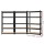 Giantz 3x1.8M Black Garage Shelving Rack - Heavy-Duty Steel, Adjustable Beams, 200kg/Tier, Easy Assembly, 5 Shel