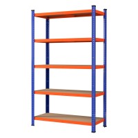 Giantz 1.8M 5-Tier Garage Rack, 200kg/Shelf, Heavy-Duty Anti-Rust Steel, Adjustable, Boltless Assembly, Expandable