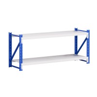 Giantz 2M x 0.9M Heavy Duty Steel Warehouse Shelving Rack, 200kg Per Tier, Adjustable Garage Storage Unit