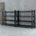 Giantz 4M x 1.8M Steel Garage Shelving Rack, Heavy Duty 200kg Per Shelf, Adjustable, Black, Set of 2 Units