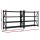 Giantz 4M x 1.8M Steel Garage Shelving Rack, Heavy Duty 200kg Per Shelf, Adjustable, Black, Set of 2 Units