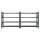 Giantz 4M x 1.8M Steel Garage Shelving Rack, Heavy Duty 200kg Per Shelf, Adjustable, Black, Set of 2 Units