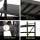 Giantz 4M x 1.8M Steel Garage Shelving Rack, Heavy Duty 200kg Per Shelf, Adjustable, Black, Set of 2 Units