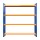 Giantz 2Mx2M Heavy-Duty Garage Shelving, 200kg Capacity per Shelf, Industrial Steel, Adjustable, Rust-Resistant, Blue