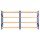Giantz 4Mx2M Heavy Duty Garage Shelving Rack, Industrial Steel, 200kg per Shelf, Adjustable, Orange, Set of 2