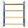 Giantz 2.4M x 2M Heavy Duty Garage Shelving Rack, Steel Warehouse Pallet Storage, 200kg/Shelf, Blue, 4 Tier