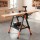 Giantz Portable Folding Worktable 454kg Heavy Duty Adjustable 60–91.5cm Steel MDF Workbench 70x65cm