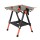 Giantz Portable Folding Worktable 454kg Heavy Duty Adjustable 60–91.5cm Steel MDF Workbench 70x65cm