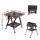 Giantz Portable Folding Worktable 454kg Heavy Duty Adjustable 60–91.5cm Steel MDF Workbench 70x65cm
