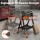 Giantz Portable Folding Worktable 454kg Heavy Duty Adjustable 60–91.5cm Steel MDF Workbench 70x65cm