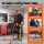 Giantz Portable Folding Worktable 454kg Heavy Duty Adjustable 60–91.5cm Steel MDF Workbench 70x65cm