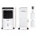 Devanti Evaporative Air Cooler Conditioner, 8L Tank, Black & White, 3-Speed, with Remote Control and Ioniser