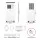 Devanti 3-in-1 Portable Air Conditioner 7000BTU with Dehumidifier, Fan, Wi-Fi App, Remote, Timer, 10-14㎡ Coverage