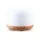 Devanti Ultrasonic Aroma Diffuser, ABS & PP, 500ml, White & Light Wood, 7-Color LED, Humidifier & Purifier