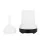 Devanti Ultrasonic Aroma Diffuser 100ml Glass Marble, Essential Oil Humidifier, 7-Colour LED, 4-in-1 Purifier