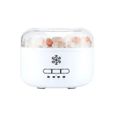 Devanti 150ml Salt Lamp Aroma Diffuser Ultrasonic Humidifier Purifier Night Light 14 Colours Timer Whisper Quiet