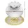Devanti Ultrasonic Aroma Diffuser, Ceramic, 200ml, White - Lotus Design, Aromatherapy, Humidifier, Purifier