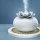 Devanti Ultrasonic Aroma Diffuser, Ceramic, 200ml, White - Lotus Design, Aromatherapy, Humidifier, Purifier