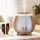 Devanti Ultrasonic Aroma Diffuser 140ml LED, Textured Deep Wood Design, 7-Colour Light, 4-in-1 Humidifier & Purifier