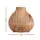 Devanti Ultrasonic Aroma Diffuser 400ml - Wood Grain Design, 7-Colour LED, 3 Mist Modes, Whisper-Quiet, Auto Shut-Off