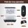Devanti 200ml Aroma Diffuser Aromatherapy with Simulated Flame, Ultrasonic Mist, Timer, and Night Light - White