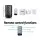 Devanti Ultrasonic Aroma Diffuser, Metal, 100ml, Black - 4-in-1 Aromatherapy, Humidifier, Purifier, Night Light