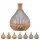 Devanti Ultrasonic Aroma Diffuser 400ml, LED, Wood Grain, 3 Mist Modes, Quiet Operation, Aromatherapy Humidifier