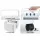 Devanti Dehumidifier and Air Purifier, Plastic, 12L/Day, White, Quiet Operation, LED Display, Washable Filter, Portable